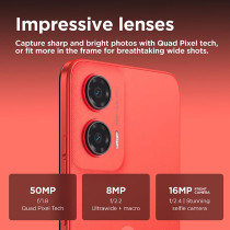 Motorola G35 128GB 8GB Guava Red 5G Smartphone