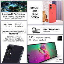 Motorola G35 128GB 8GB Midnight Black 5G Smartphone