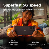 Motorola G35 128GB 8GB Midnight Black 5G Smartphone