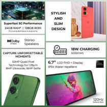 Motorola G35 128GB 8GB Leaf Green 5G Smartphone