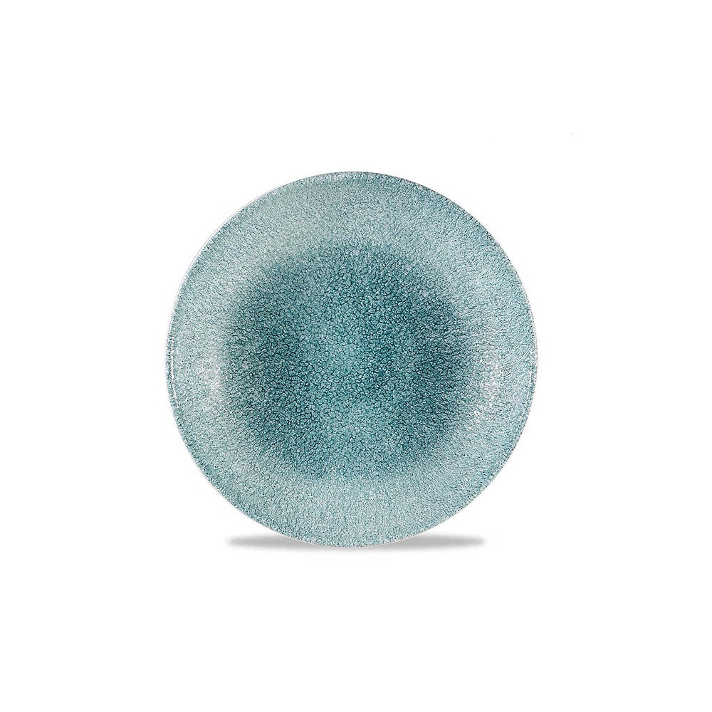 Churchill Raku Jade Green Evolve Coupe Plate, 26 Cm
