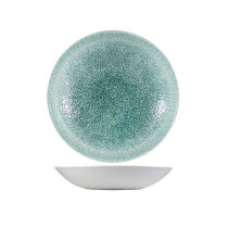 Churchill Raku Jade Green Evolve Coupe Bowl, 18.2 Cm