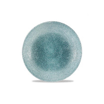 Churchill Raku Jade Green Evolve Coupe Plate, 8.67 Inch