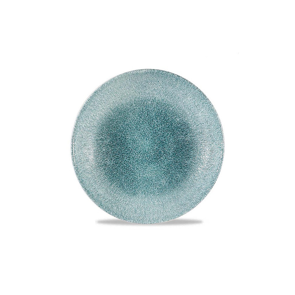 Churchill Raku Jade Green Evolve Coupe Plate, 8.67 Inch