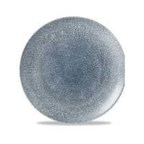 Churchill Raku Topaz Blue Evolve Coupe Plate, 26 Cm