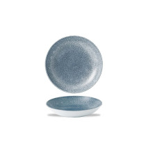 Churchill Raku Topaz Blue Evolve Coupe Bowl, 182 Mm