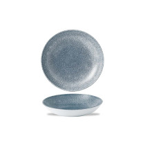 Churchill Raku Topaz Blue Evolve Coupe Bowl, 24.8 Cm