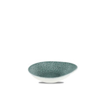Churchill Raku Topaz Blue Round Round Dish, 185 X 168 Mm