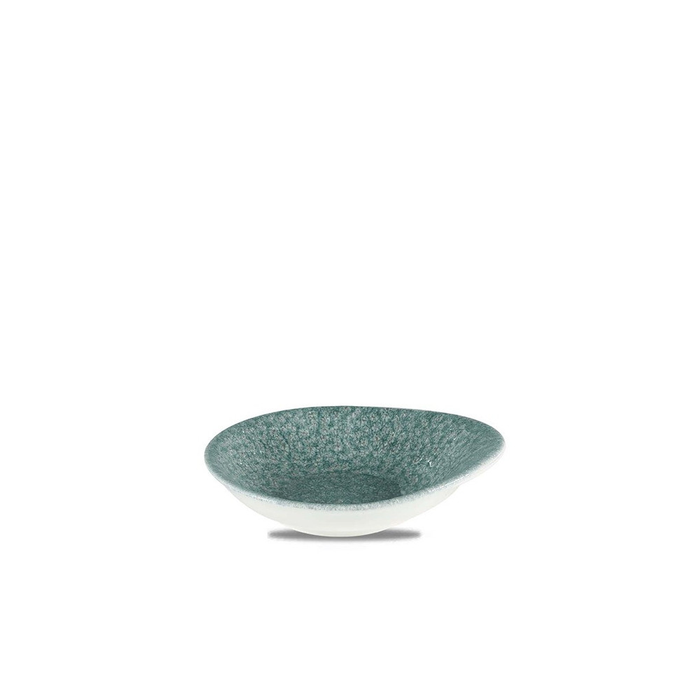 Churchill Raku Topaz Blue Round Round Dish, 185 X 168 Mm