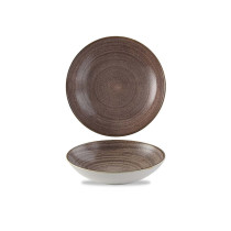 Churchill Stonecast Raw Brown Evolve Coupe Bowl, 248 Mm