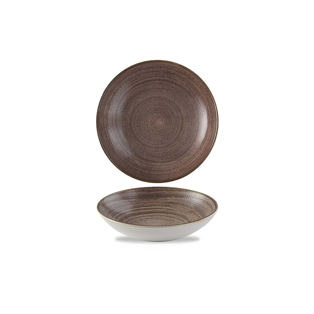 Churchill Stonecast Raw Brown Evolve Coupe Bowl, 248 Mm