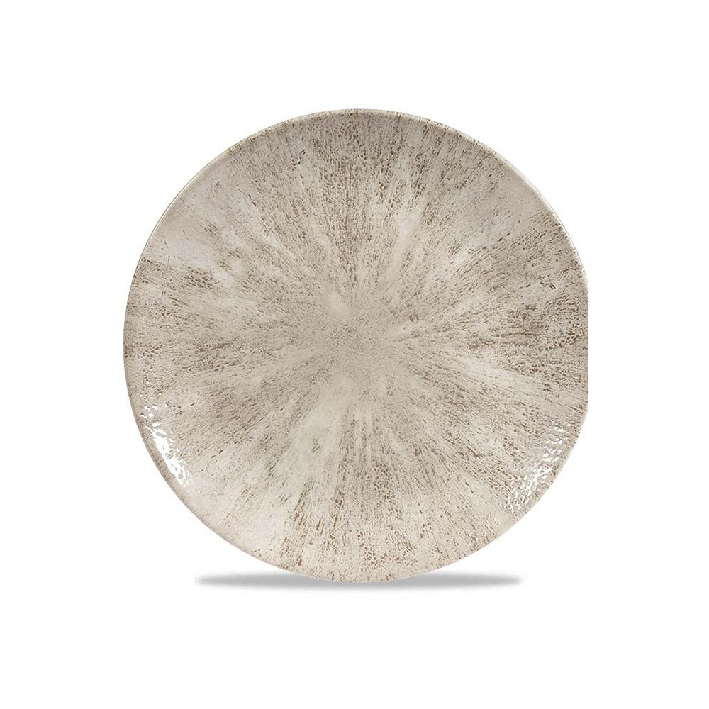 Churchill Stone Agate Grey Evolve Coupe Plate, 26 Cm