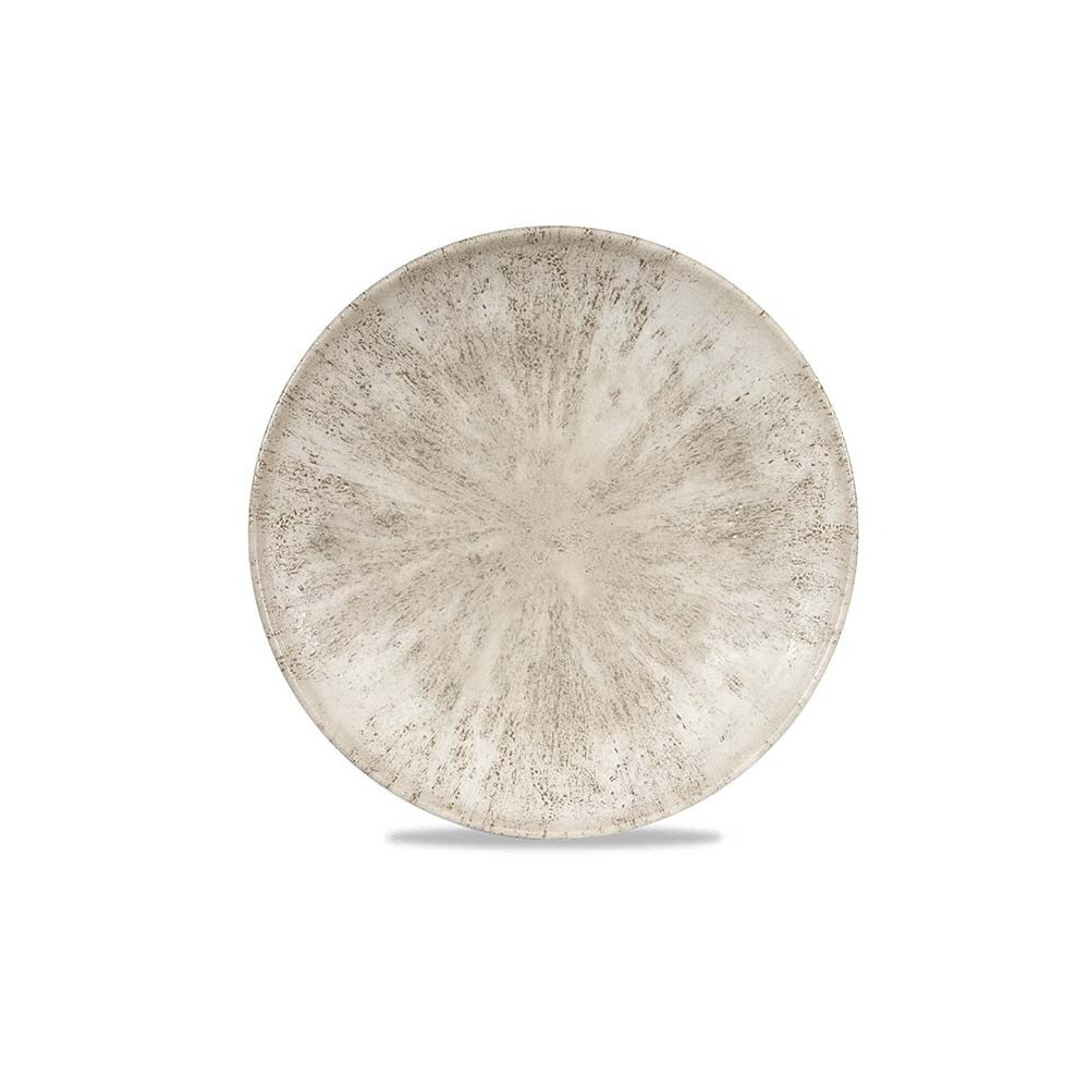 Churchill Stone Agate Grey Evolve Coupe Plate, 8.67