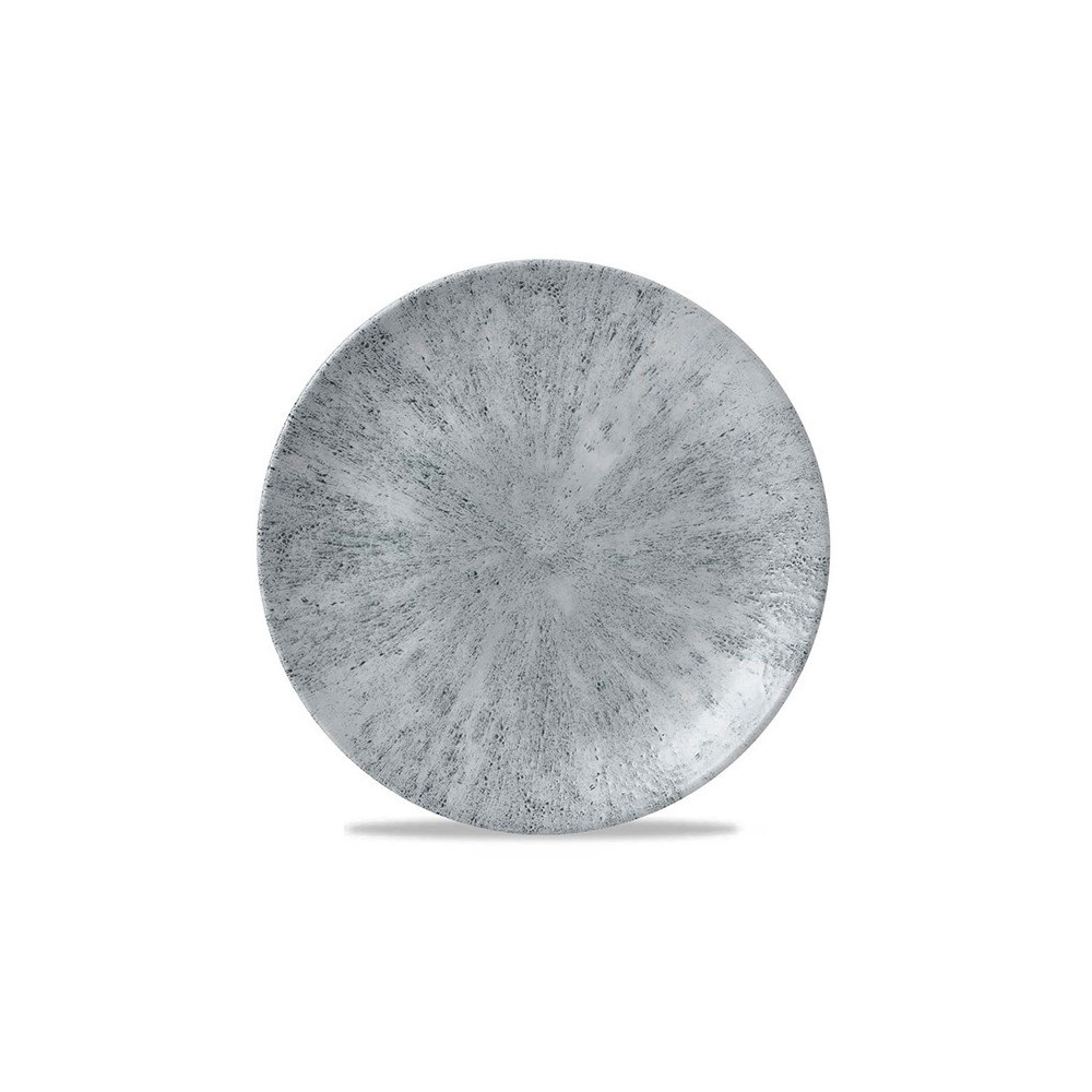 Churchill Stone Pearl Grey Evolve Coupe Plate, 10.25 Inch