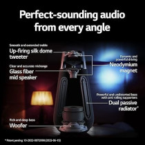 LG XO3QBE XBOOM 360 Omnidirectional Sound Portable Bluetooth Speaker With Up To 24 Hr Battery