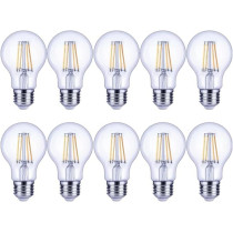 E27 LED Bulb 3.4W 10 Pack Equivalent To 40W Large Screw ES Globe Filament Lamp