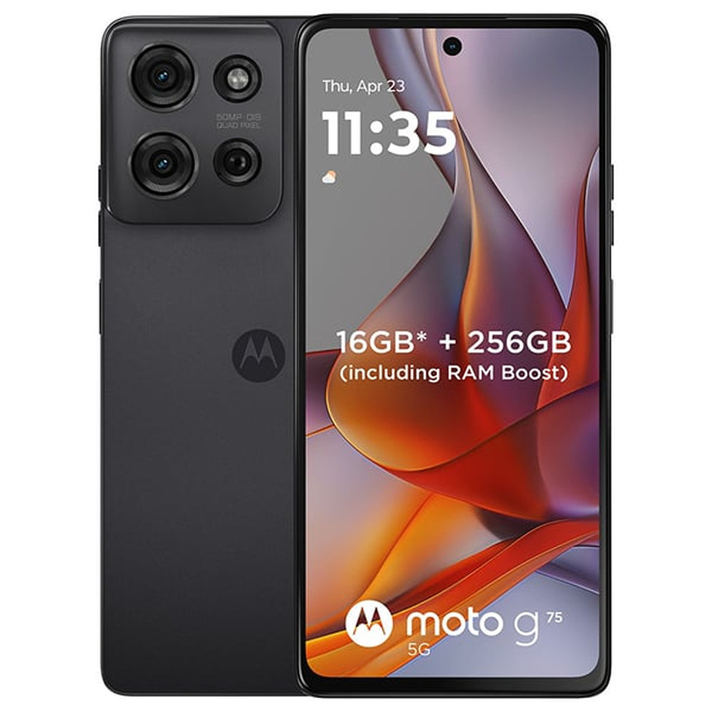 Motorola Moto G75 256GB 8GB Charcoal Grey 5G Smartphone