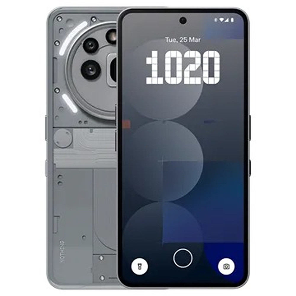 Nothing Phone 3A Pro 5G 256 GB 12 GB RAM Grey Dual Sim Smartphone, 1 year warranty