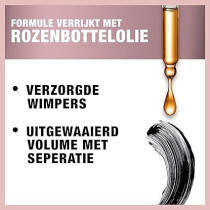 Maybelline New York Volume Mascara, Washable, Full Fan Effect, Long Eyelashes, Clump free, Lash Sensational, Very Black
