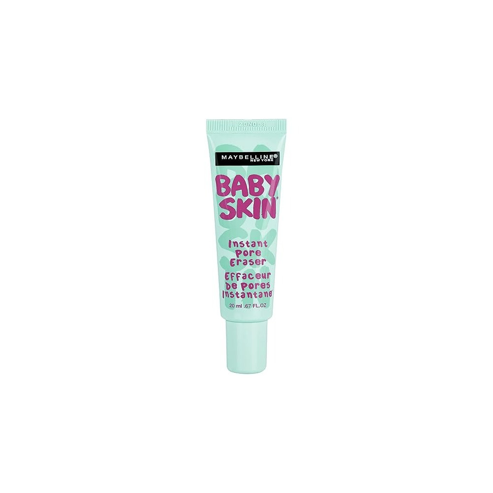 Maybelline New York Foundation Primer, Instant Pore Eraser Foundation, Smooth Matte Finish, Blurs Pores, Baby Skin