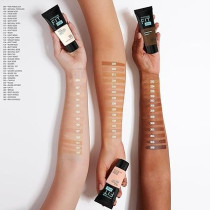 Maybelline New York Liquid Foundation, Matte And Poreless, Full Coverage and Blendable, Normal to Oily Skin, Fit Me, 115 Ivory
