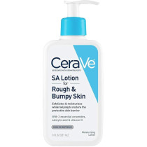 CeraVe SA Lotion for Rough And Bumpy Skin Vitamin D, Hyaluronic Acid, Lactic Acid And Salicylic Acid Lotion Fragrance Free And Allergy Tested 8 Ounce