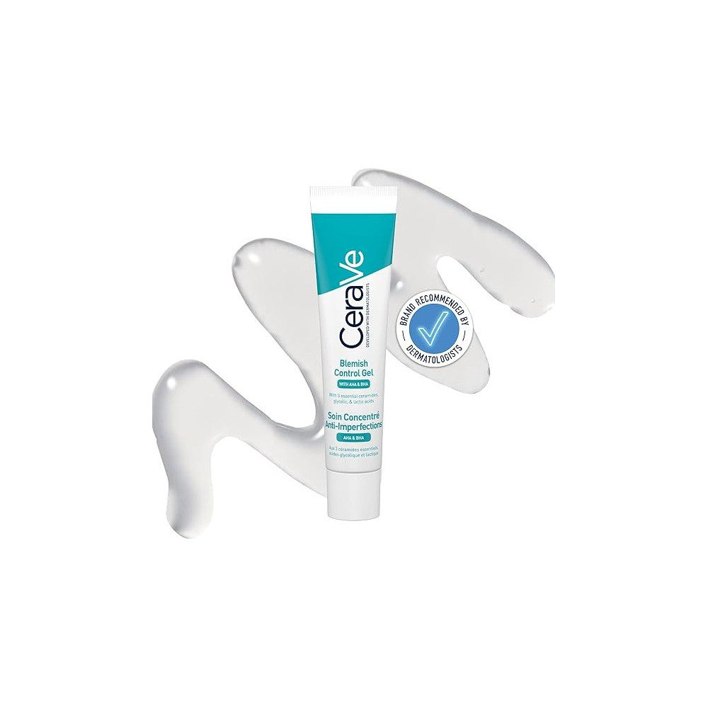 Cerave Blemish Control Gel Moisturiser With 2% Salicylic Acid And Niacinamide For Blemish-Prone Skin 40Ml