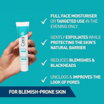 Cerave Blemish Control Gel Moisturiser With 2% Salicylic Acid And Niacinamide For Blemish-Prone Skin 40Ml