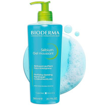 Bioderma Sebium Purifying Cleansing Foaming Gel - Combination to Oily Skin, 500ml