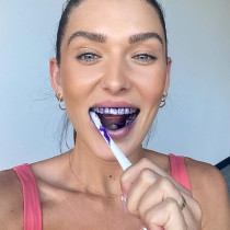 Hismile v34 Colour Corrector, Purple Teeth Whitening, Tooth Stain Removal, Teeth Whitening Booster, Purple Toothpaste 30ml