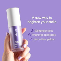Hismile v34 Colour Corrector, Purple Teeth Whitening, Tooth Stain Removal, Teeth Whitening Booster, Purple Toothpaste 30ml