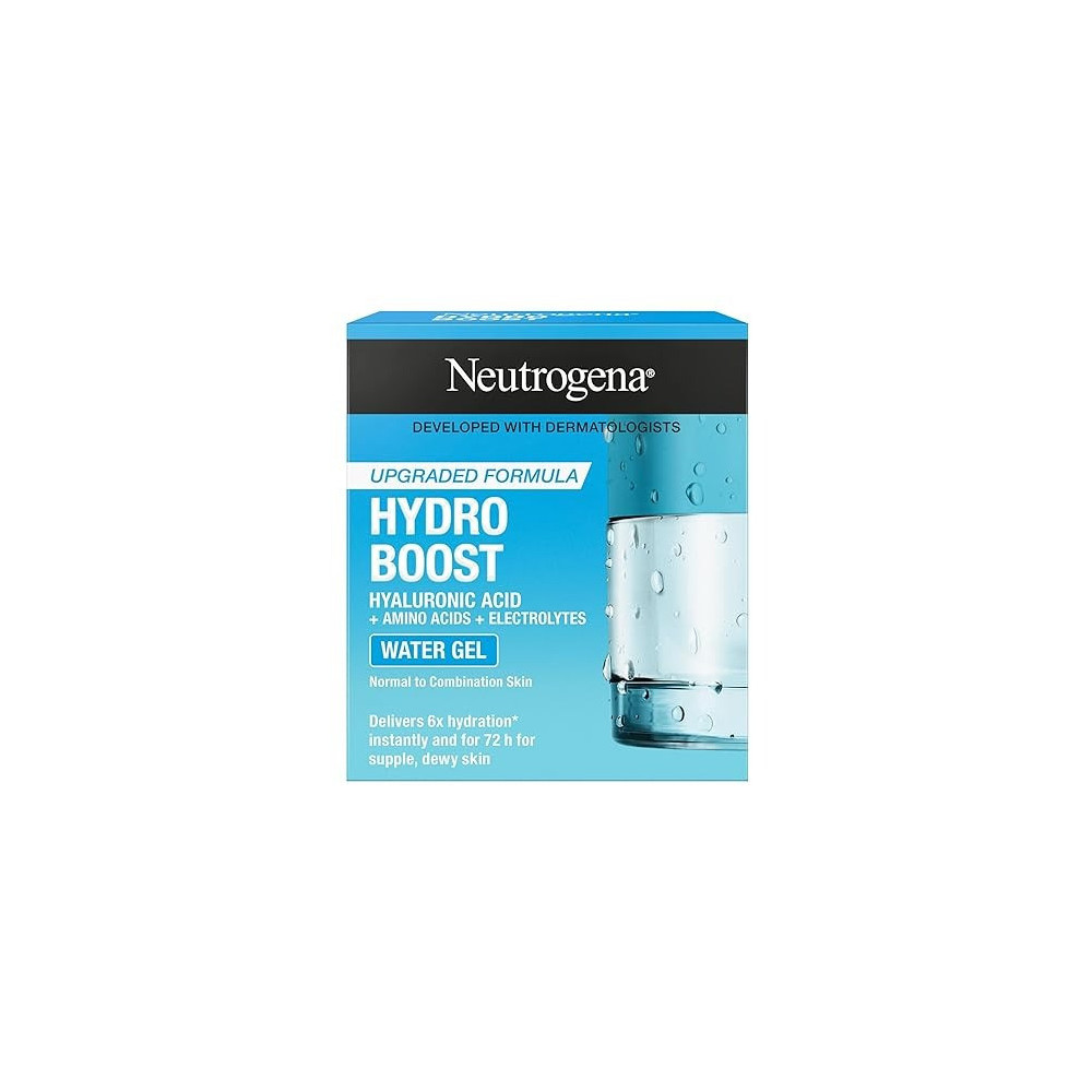 Neutrogena Face Moisturizer Water Gel, Hydro Boost, Normal To Combination Skin, 50 ml