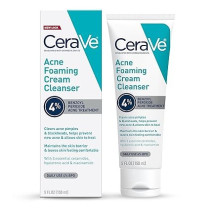 CeraVe Acne Foaming Cream Cleanser, 5 Fl Oz (Pack of 1)