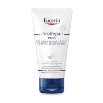 Eucerin UreaRepair Plus 5% Urea Hand Cream with Ceramides, Daily Moisture, Suitable for Mature And Diabetic, Instant 48-Hour Relief for Dry And Rough Skin, 75ml