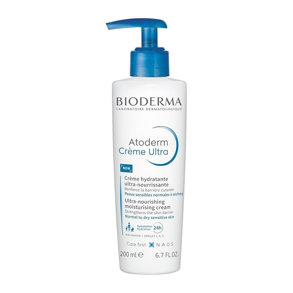 Bioderma Atoderm Creme Ultra-Nourishing Cream For Normal to Sensitive Dry Skin, 200ml