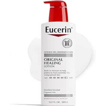 Eucerin Original Healing Rich Body Lotion, Body Lotion for Dry Skin, 16.9 Fl Oz Pump Bottle
