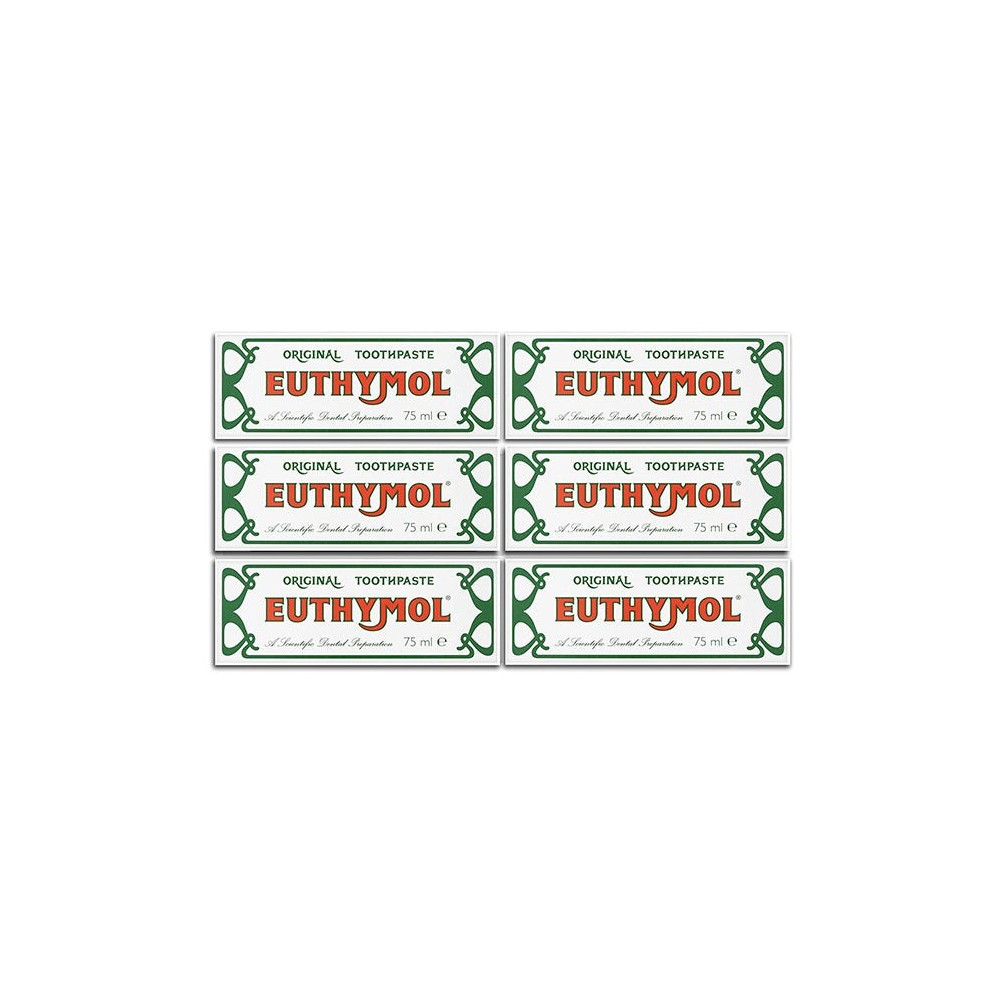 Euthymol Original Toothpaste 75mlx6