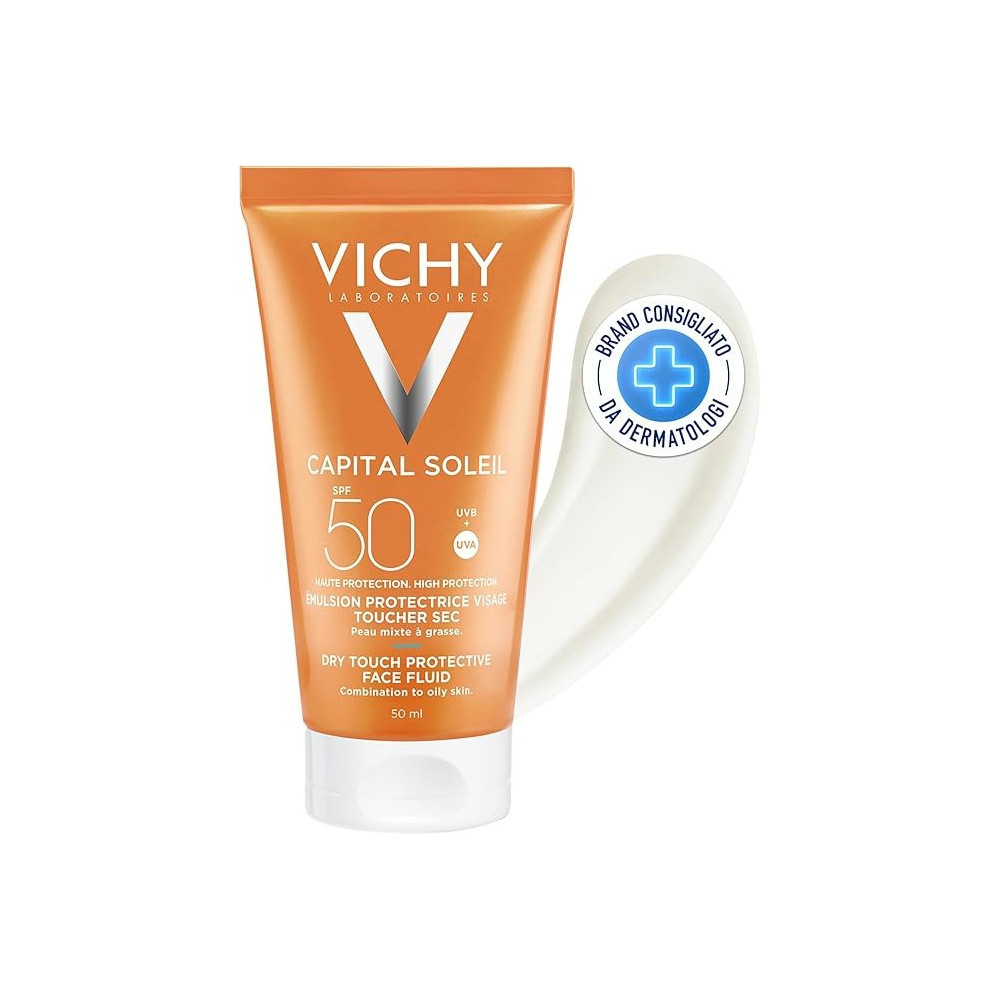 Vichy Ideal Soleil Mattifying Face Fluid Dry Touch Spf 50, 50 Ml