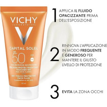 Vichy Ideal Soleil Mattifying Face Fluid Dry Touch Spf 50, 50 Ml