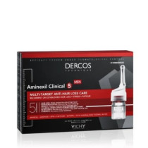 Vichy Dercos Aminexil Clinical 5 Anti-Hair Fall Treatment For Men X21 Doses 6 Ml