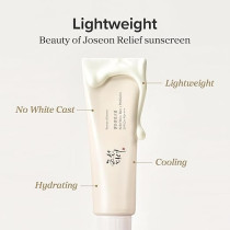 Beauty of Joseon Relief Sun Rice + Probiotics Sunscreen For Face Moisturizing Sunblock With SPF 50 PA++++ Korean Sunscreen Skincare 50ml