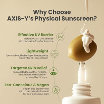 AXIS-Y Axis Y Complete No Stress Physical Sunscreen, White, 50ml
