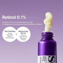 Some By Mi Retinol Intense Advanced Triple Action Eye Cream 30ml Mild Overnight Korean Anti-Aging Eye Cream for Dark Circles And Fine Lines Ideal for Retinol Beginners