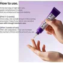 Some By Mi Retinol Intense Advanced Triple Action Eye Cream 30ml Mild Overnight Korean Anti-Aging Eye Cream for Dark Circles And Fine Lines Ideal for Retinol Beginners