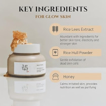 Beauty of Joseon Ground Rice and Honey Glow Mask Pore Sebum Care for Dry Sensitive Skin Korean Skin Care 150ml, 5.07 fl.oz