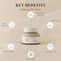 Beauty of Joseon Ground Rice and Honey Glow Mask Pore Sebum Care for Dry Sensitive Skin Korean Skin Care 150ml, 5.07 fl.oz