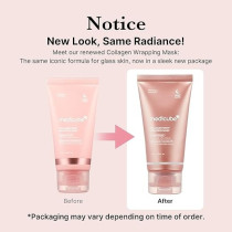 Medicube Collagen Overnight Wrapping Peel Off Facial Mask Pack - Elasticity And Hydration Care, Reduces Sagging And Dullness - Hydrolyzed Collagen For Glowing Skin - Korean Skin Care, 2.53 fl.oz