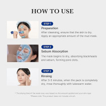Medicube Zero Pore Blackhead Mud Facial Mask Skin Cooling And Pore Tightening - 3 Minute Quick Dry Formula with AHA, BHA, PHA, and Pore-Purifying Clay - Korean Face Mask 3.52 oz