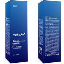 Medicube Zero Pore Blackhead Mud Facial Mask Skin Cooling And Pore Tightening - 3 Minute Quick Dry Formula with AHA, BHA, PHA, and Pore-Purifying Clay - Korean Face Mask 3.52 oz