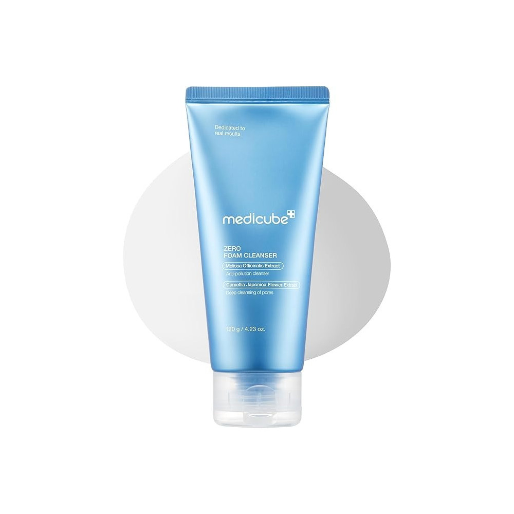 Medicube Zero Foam Cleanser for Sensitive Skin - Sebum Control, Moisture Balance, and Pore Minimization Korean Skincare, 120g